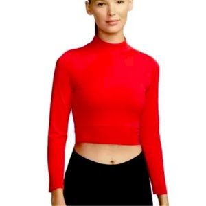 NIKE YOGA TOP RED XS
